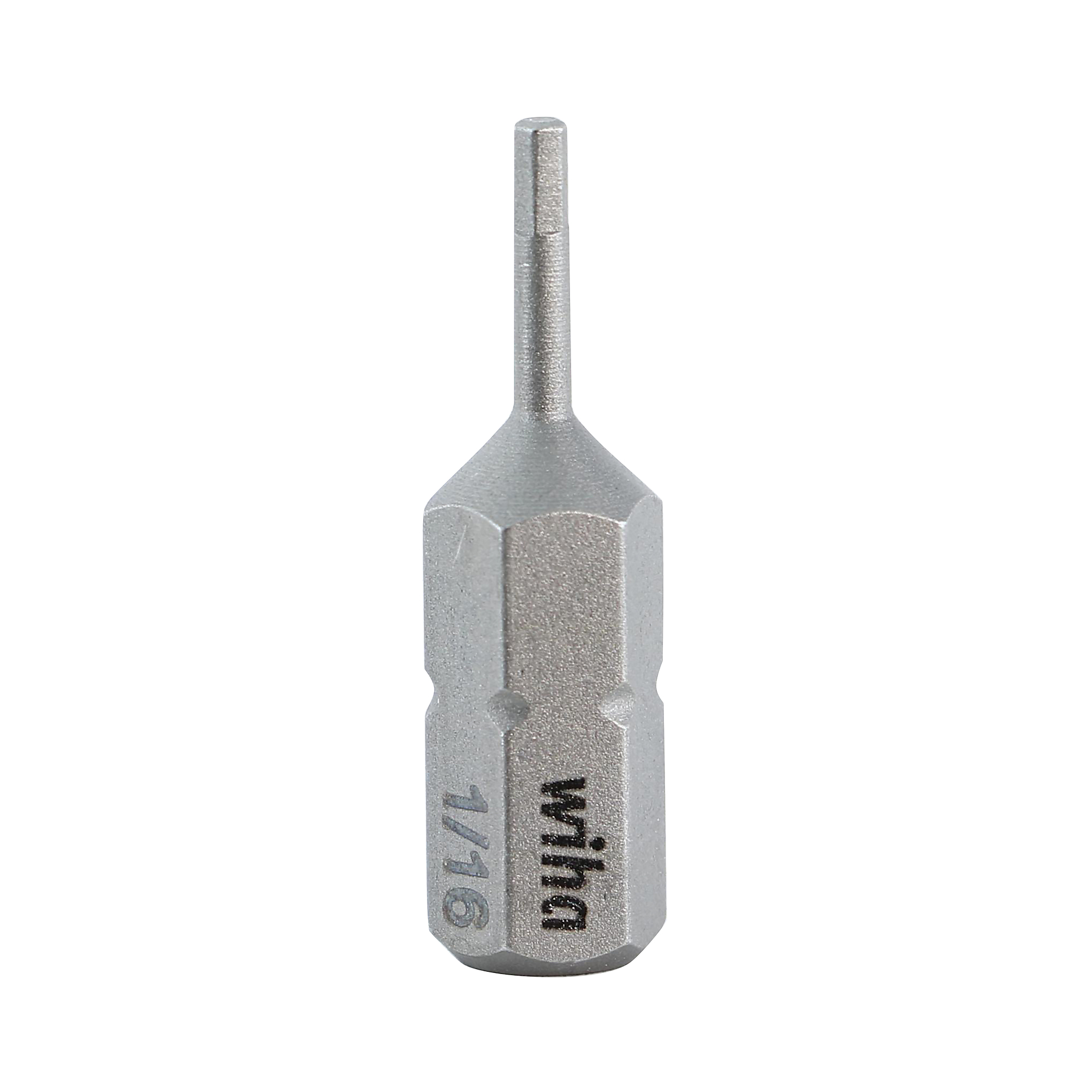 Wiha Tools Hex Bit 1/16 - 25mm - 10 Pack , Model# 71326